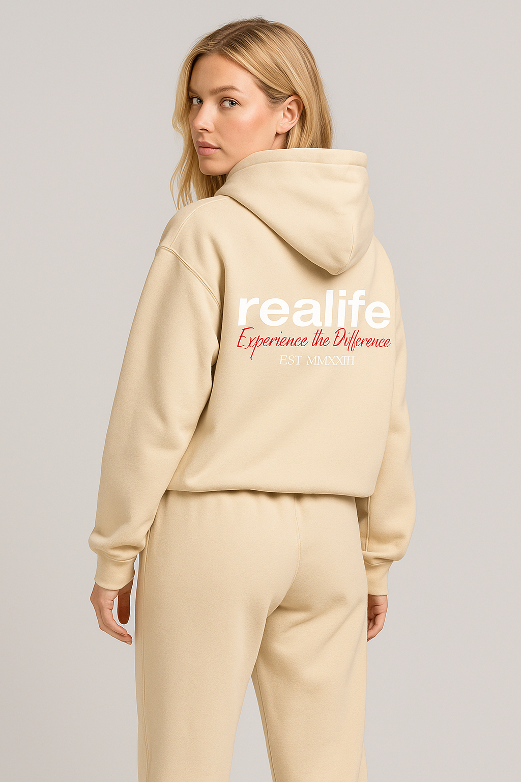 W/V1 Hoodie | Cream