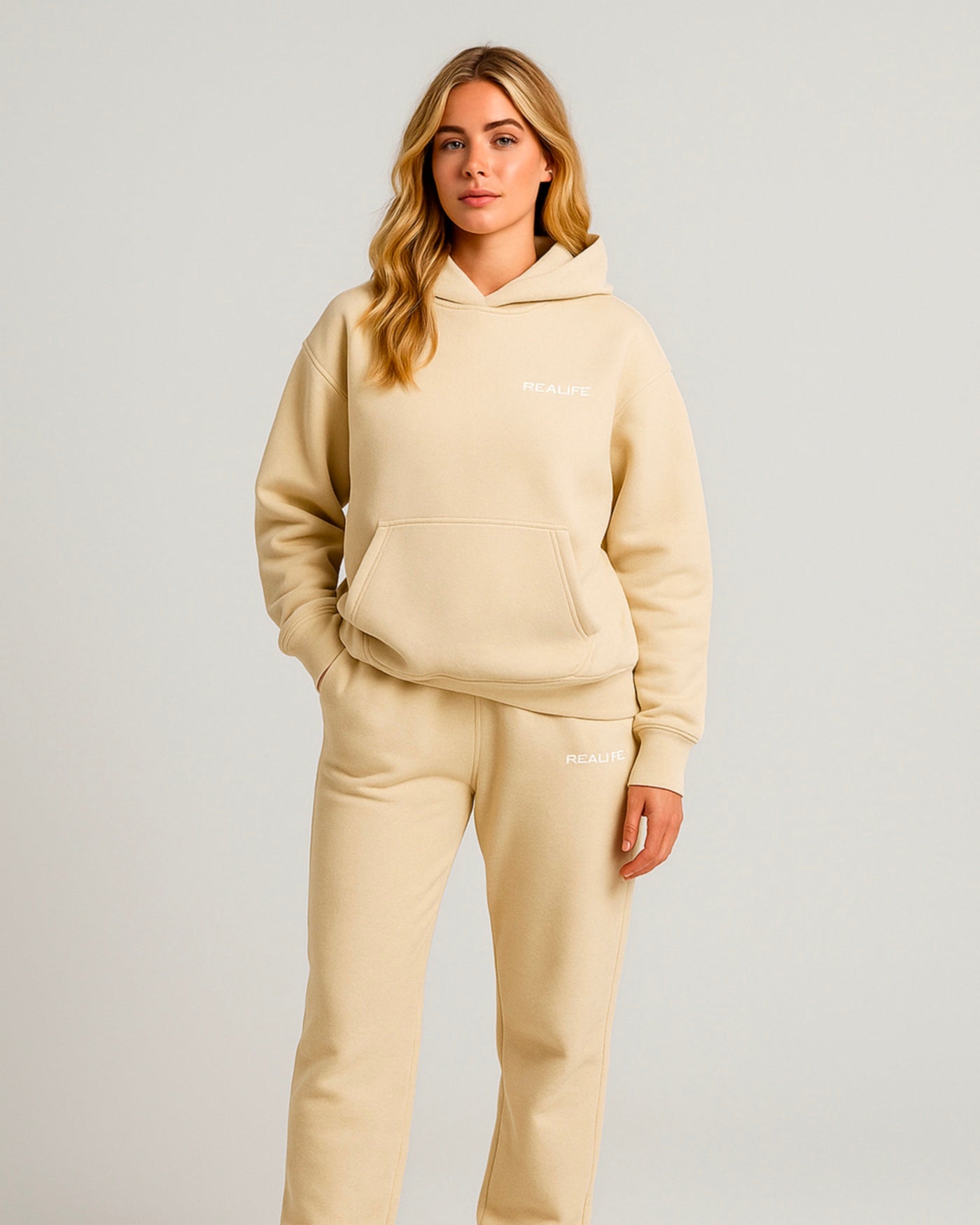 W/V1 Hoodie | Cream