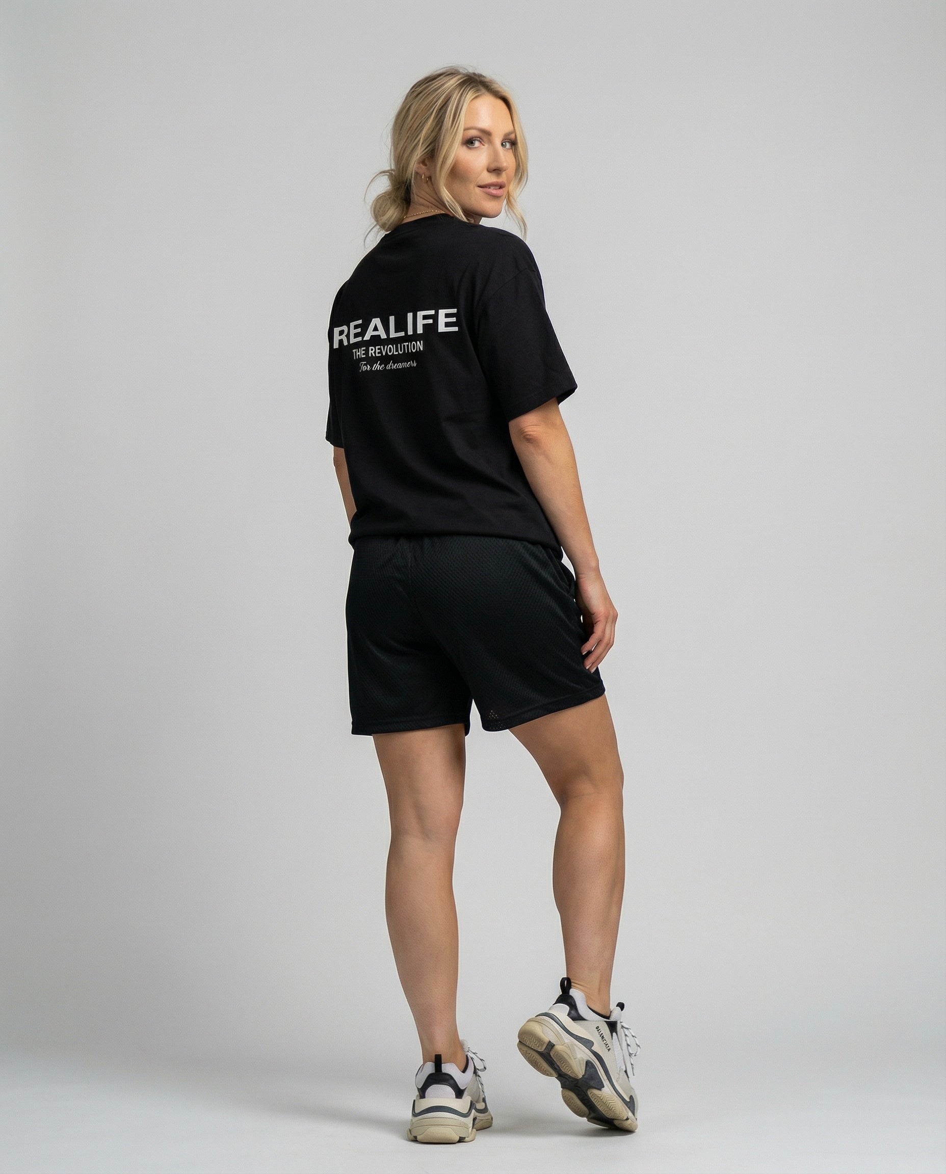 Oversized Tee | Jet Black