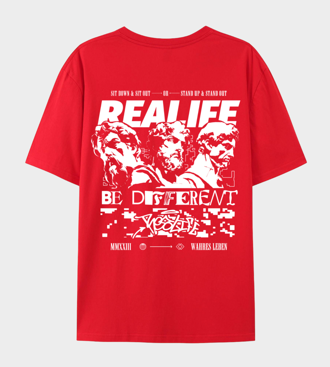 B.D T-shirt | Red