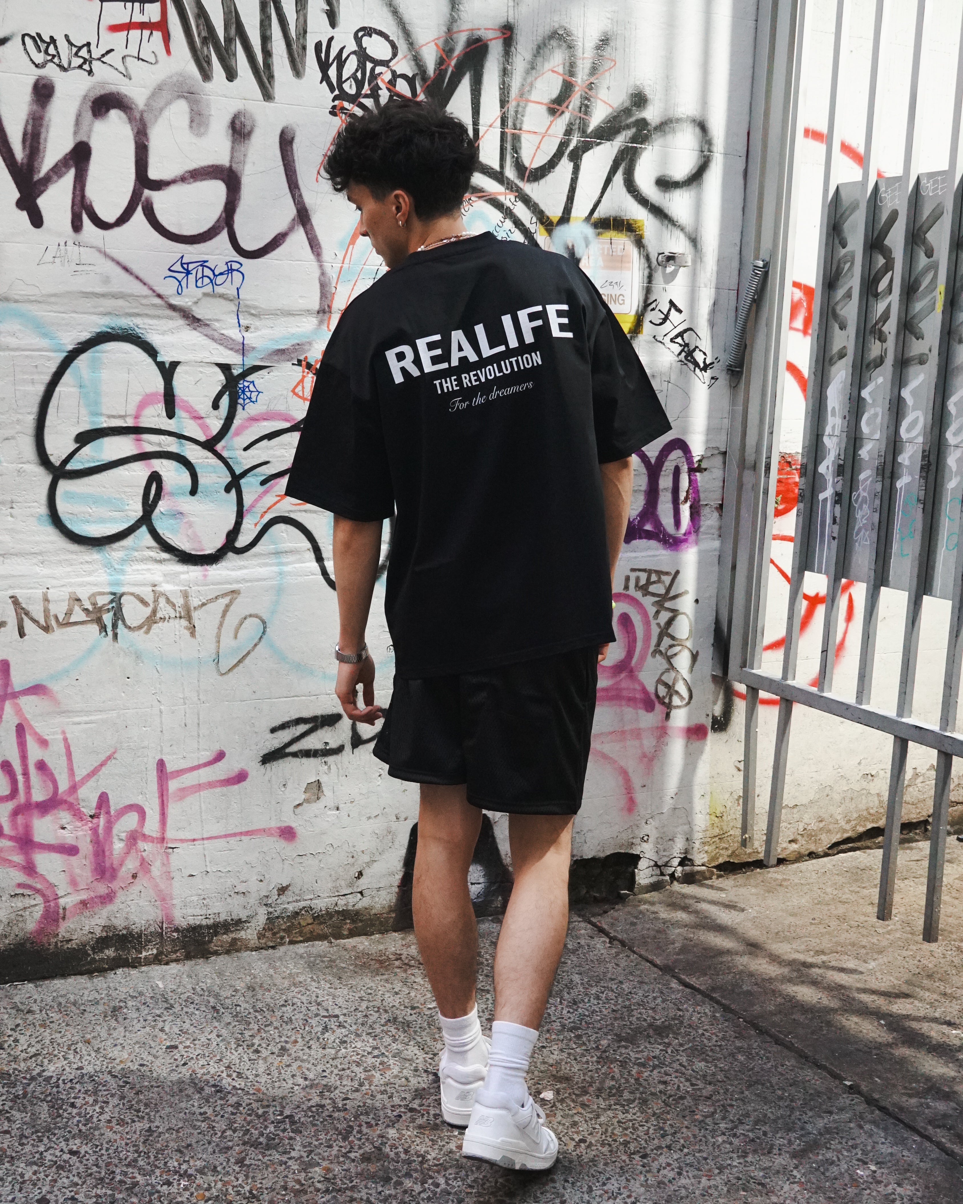 Oversized Tee | Jet Black