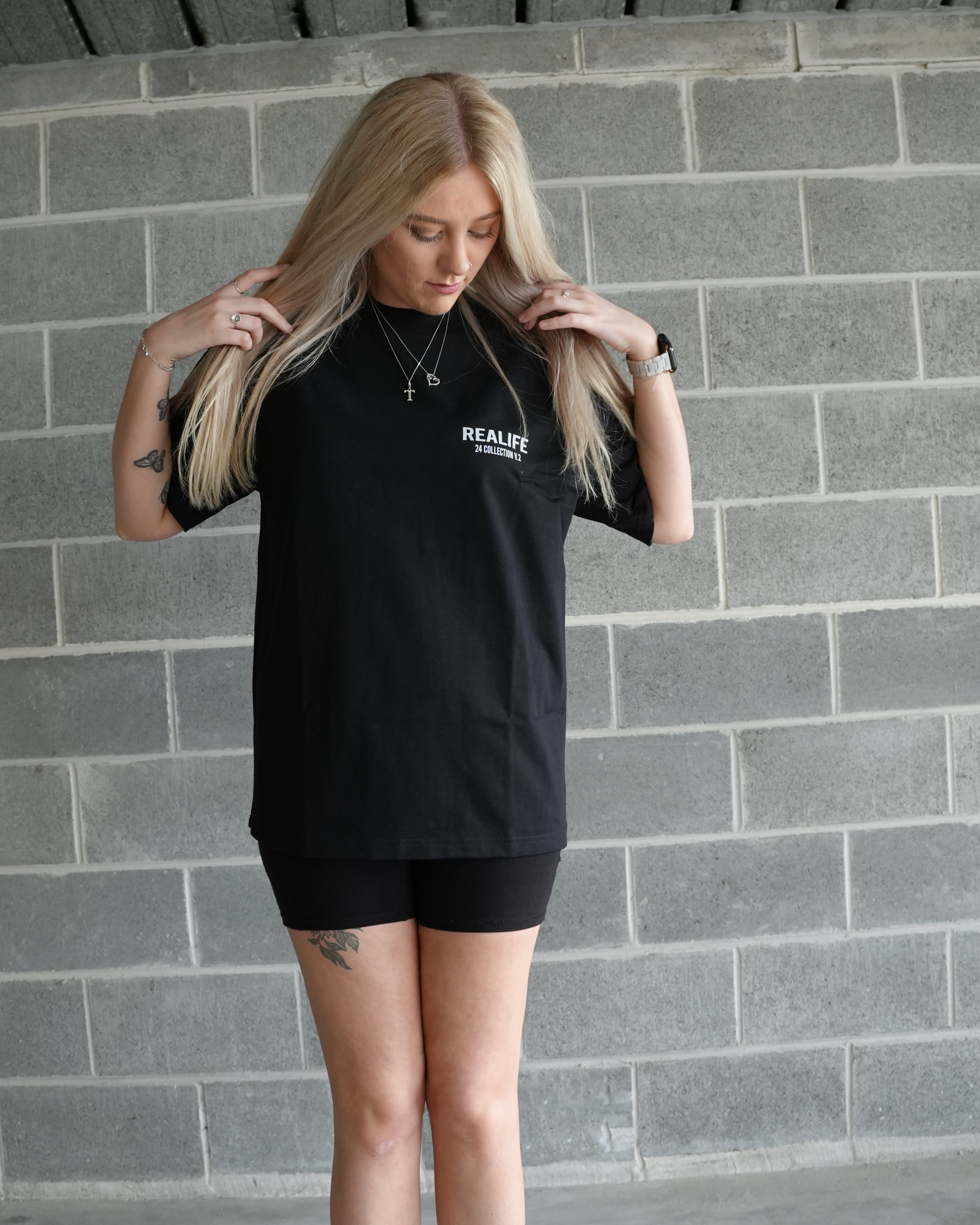 Oversized Tee | Jet Black