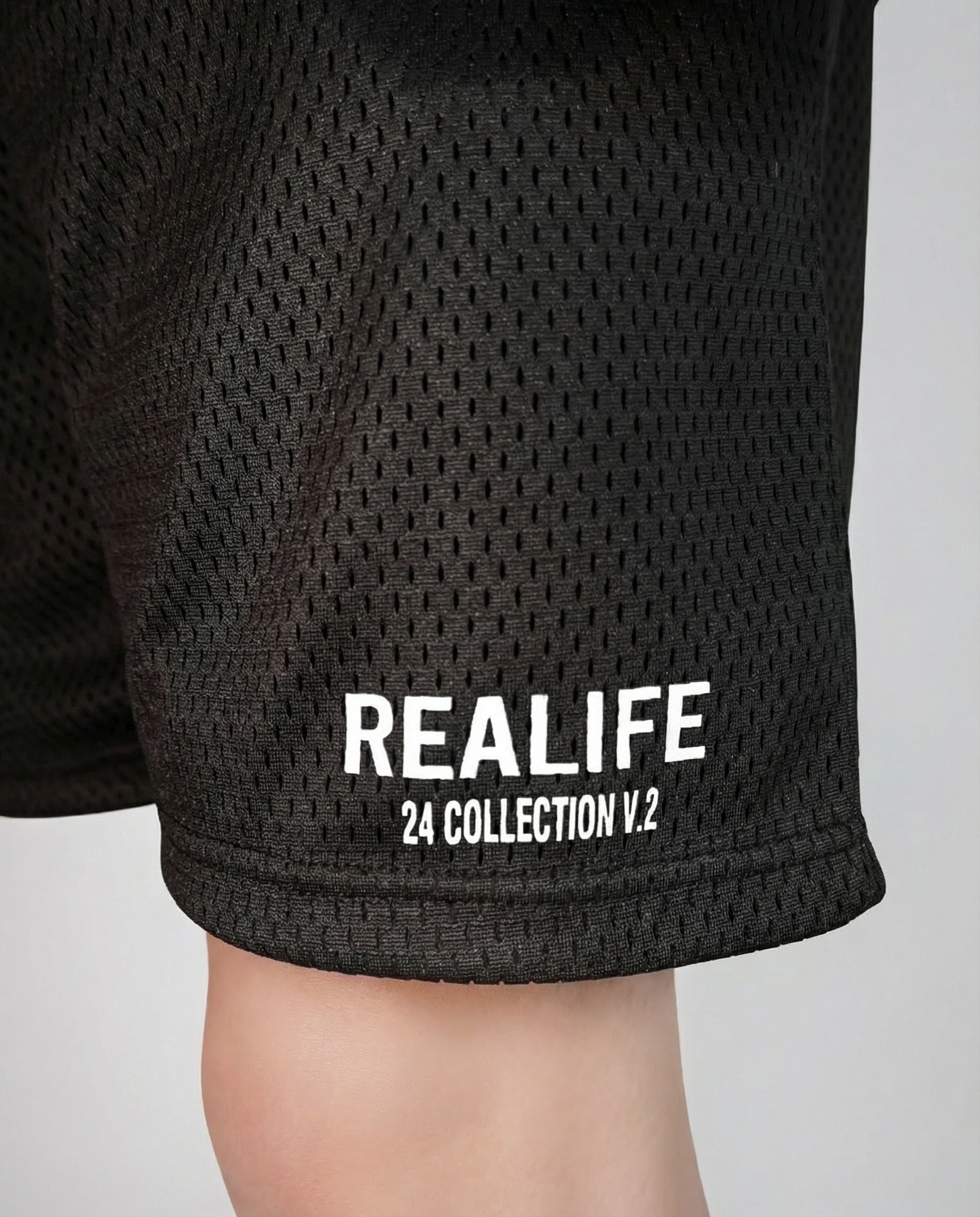 Mesh Shorts | Jet Black