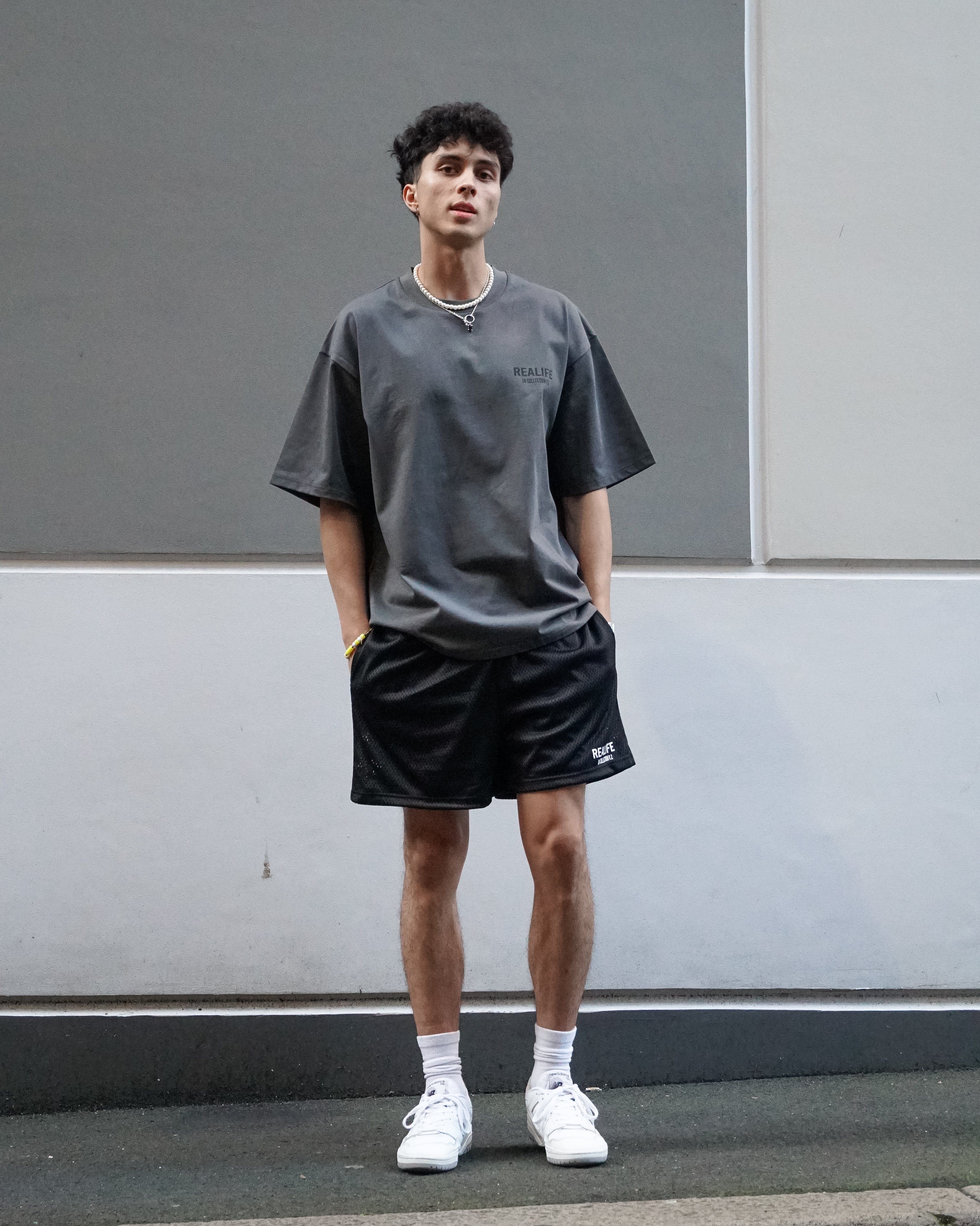 Oversized Tee | Charcoal