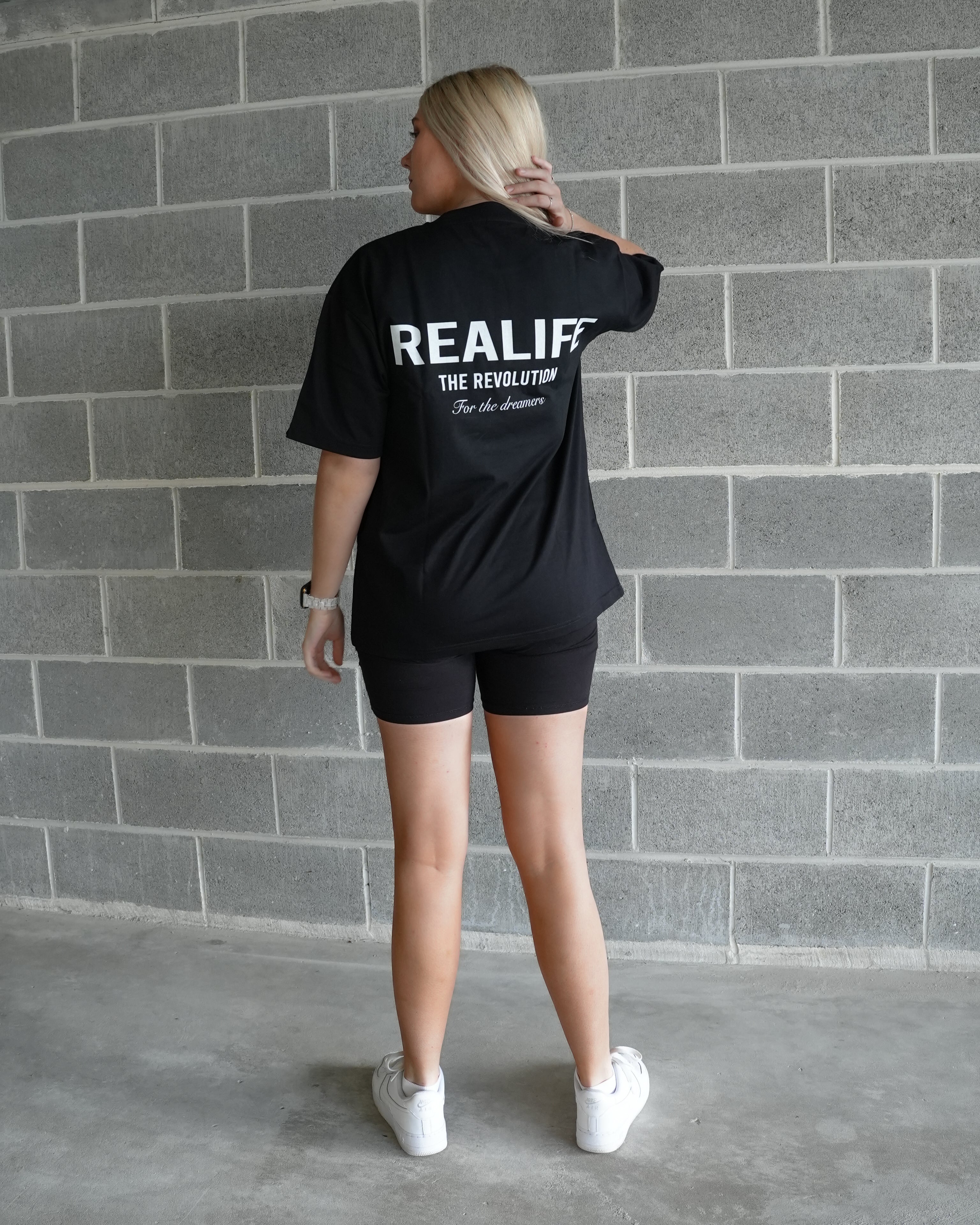 Oversized Tee | Jet Black